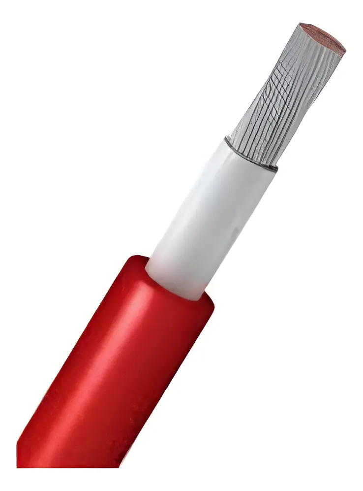 Cable Solar 6mm2 Color Rojo x Mtrs